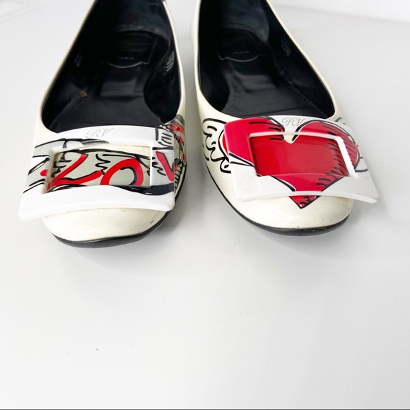 Roger Vivier Gommette Tattoo Love Ballerina flats Size 35.5 Made in Italy - Picture 4 of 7